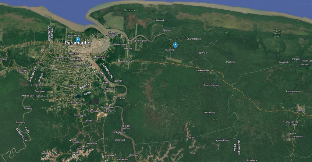 Plantage Vossenburg Commewijne Suriname